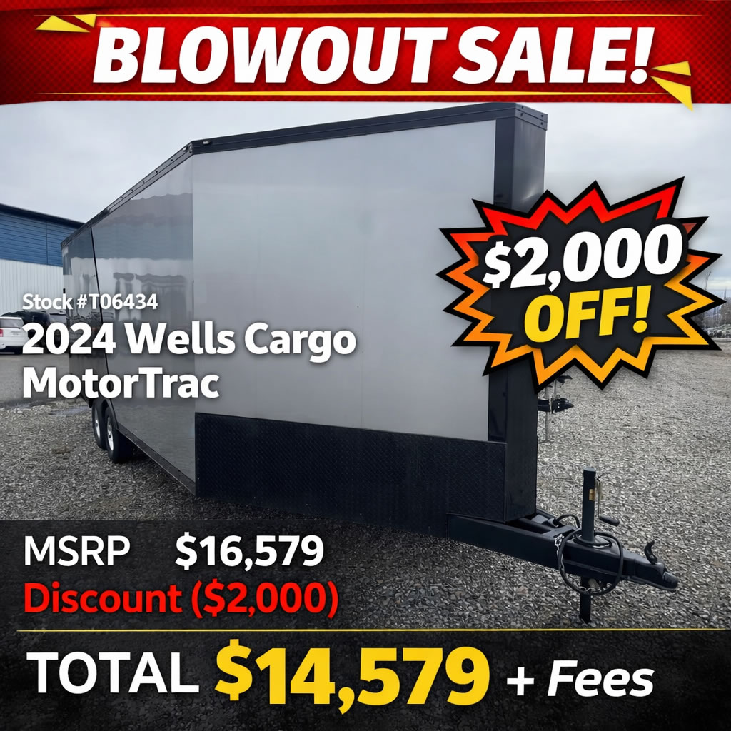 Blowout Sale - Wells Cargo MotorTrac